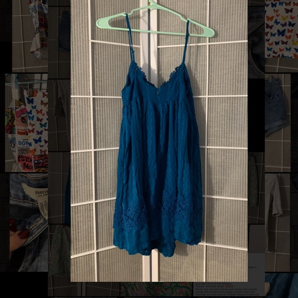 💙NAVY BLUE FLORAL DRESS 💙 - Picture 2 of 3